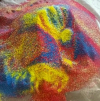 شن رنگی: زیبایی و تنوع در دکوراسیون داخلی